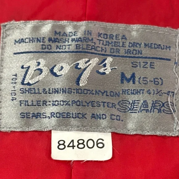 Sears Vibrant Red Kids Overalls - Picture 2 of 5